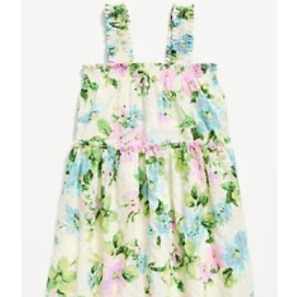 Old Navy Sleeveless Ruffled Swing Dress for Toddler Girls 18 Months
